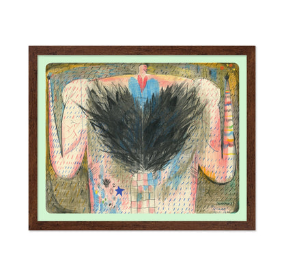 Abstract Winged Figure