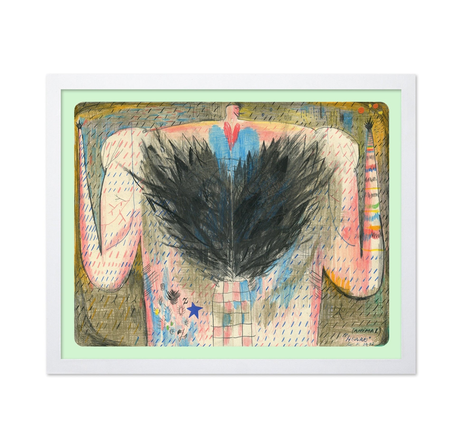 Abstract Winged Figure