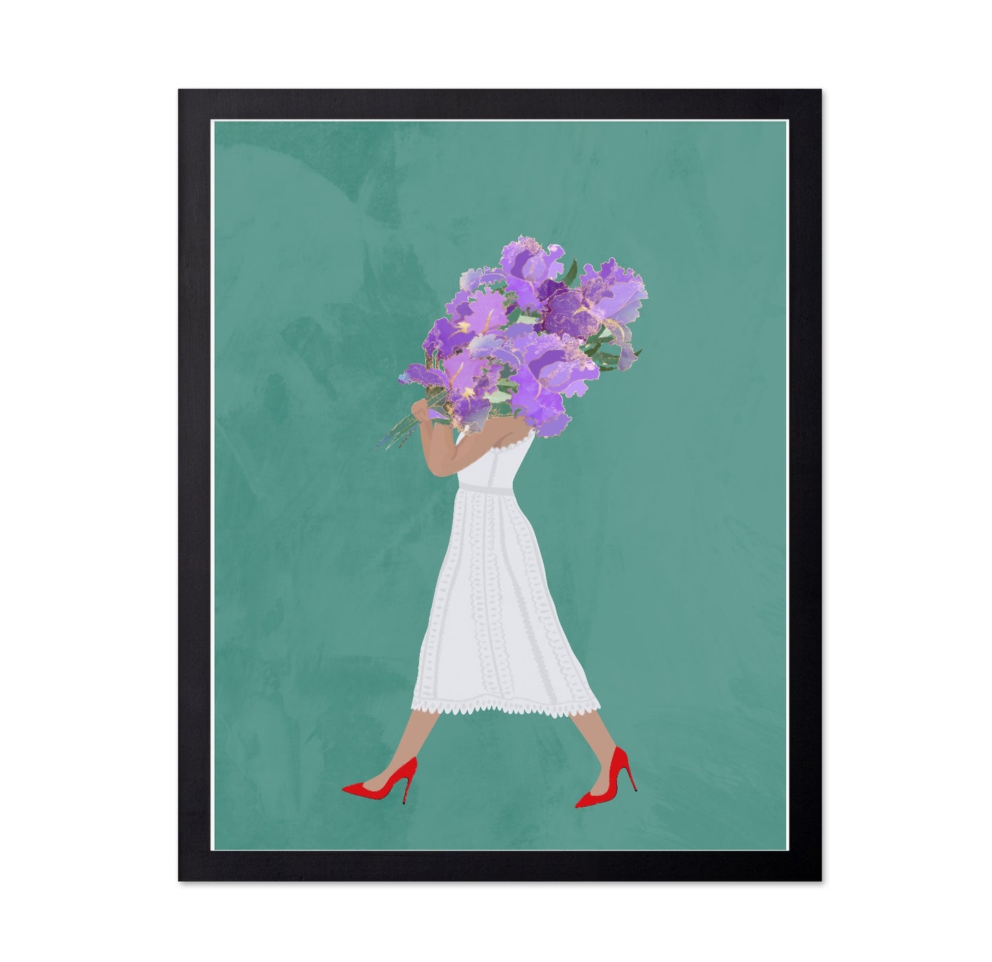 Floral Walk Silhouette