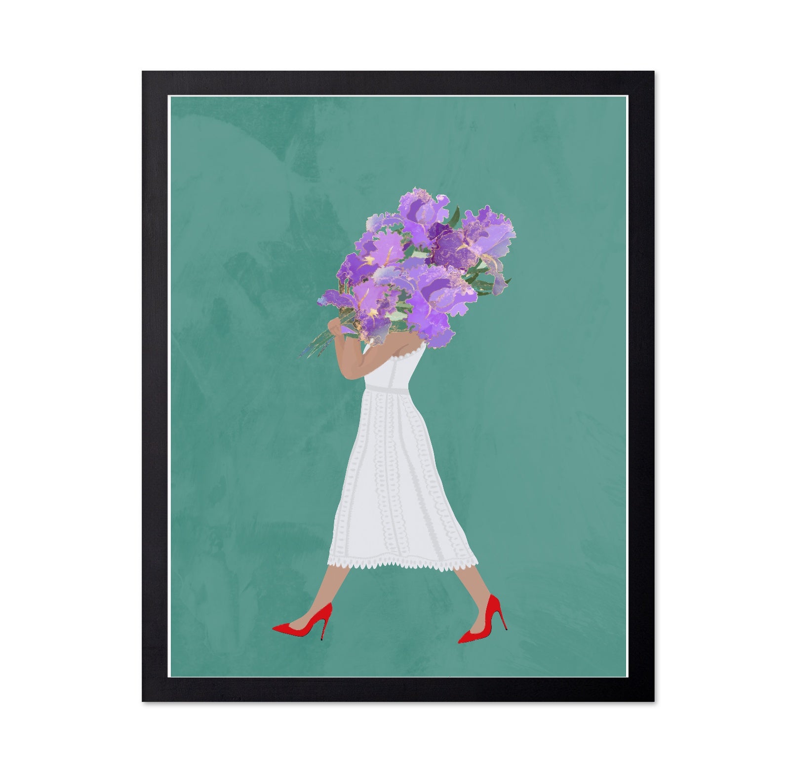 Floral Walk Silhouette