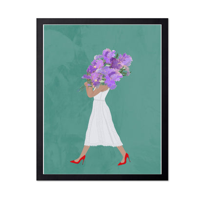 Floral Walk Silhouette