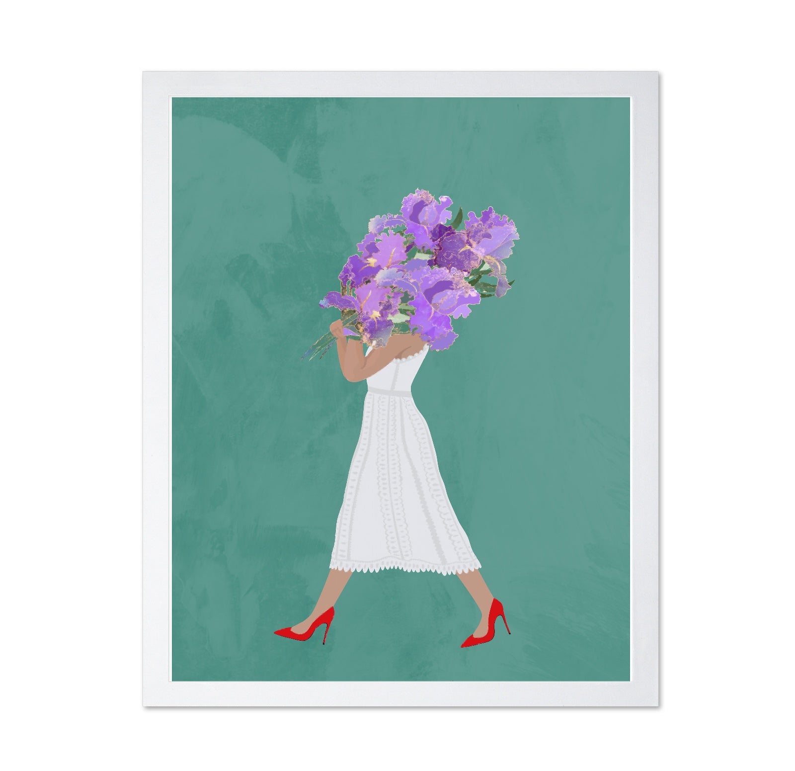Floral Walk Silhouette