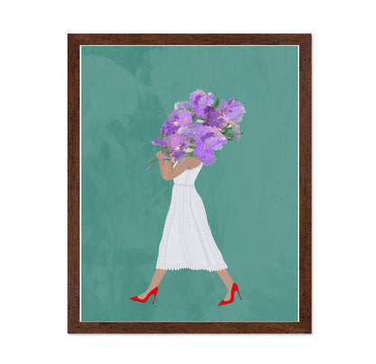 Floral Walk Silhouette