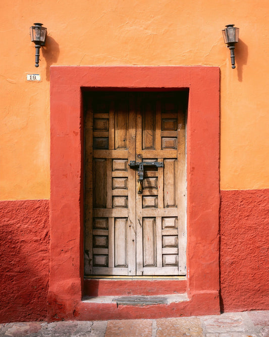 Rustic Painted Door
