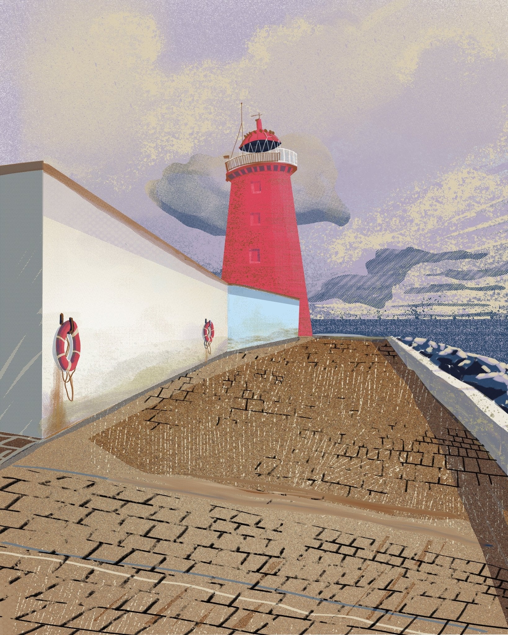 Coastal Lighthouse Path No2
