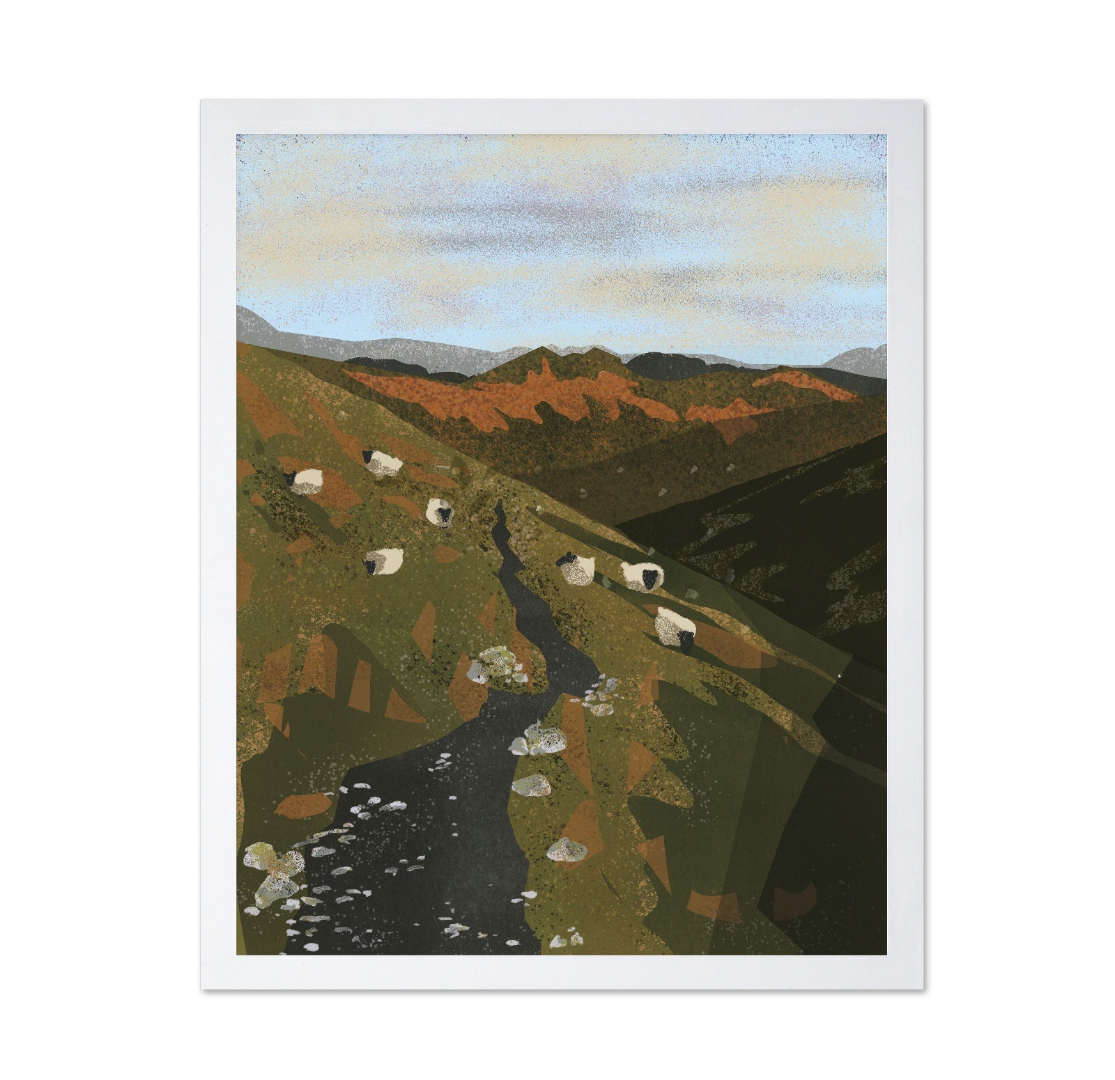 Mountain Sheep Landscape