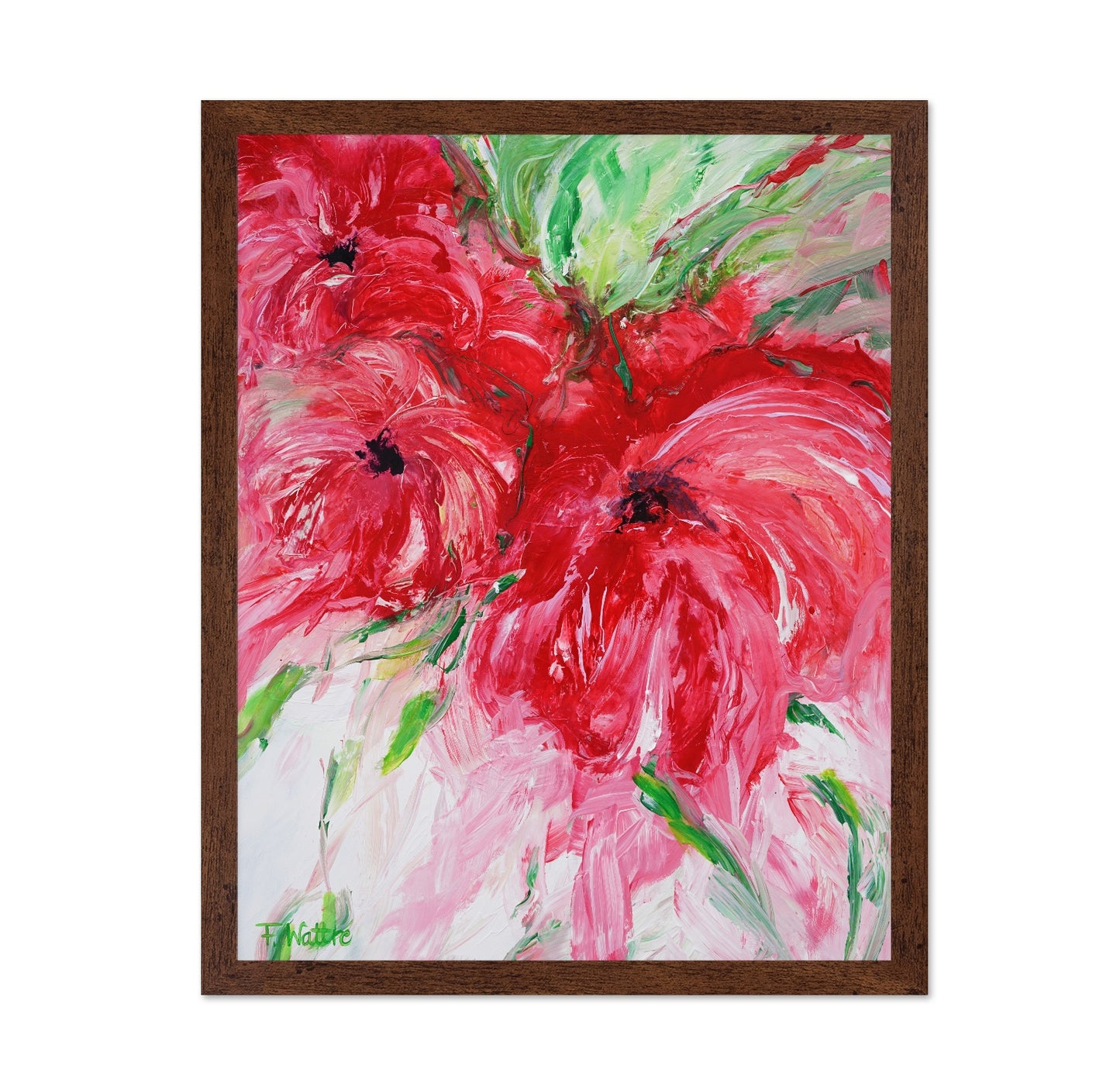Red Floral Burst