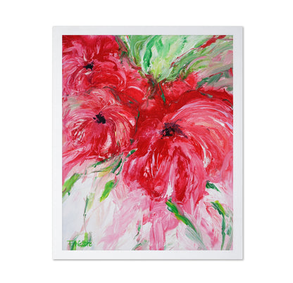 Red Floral Burst