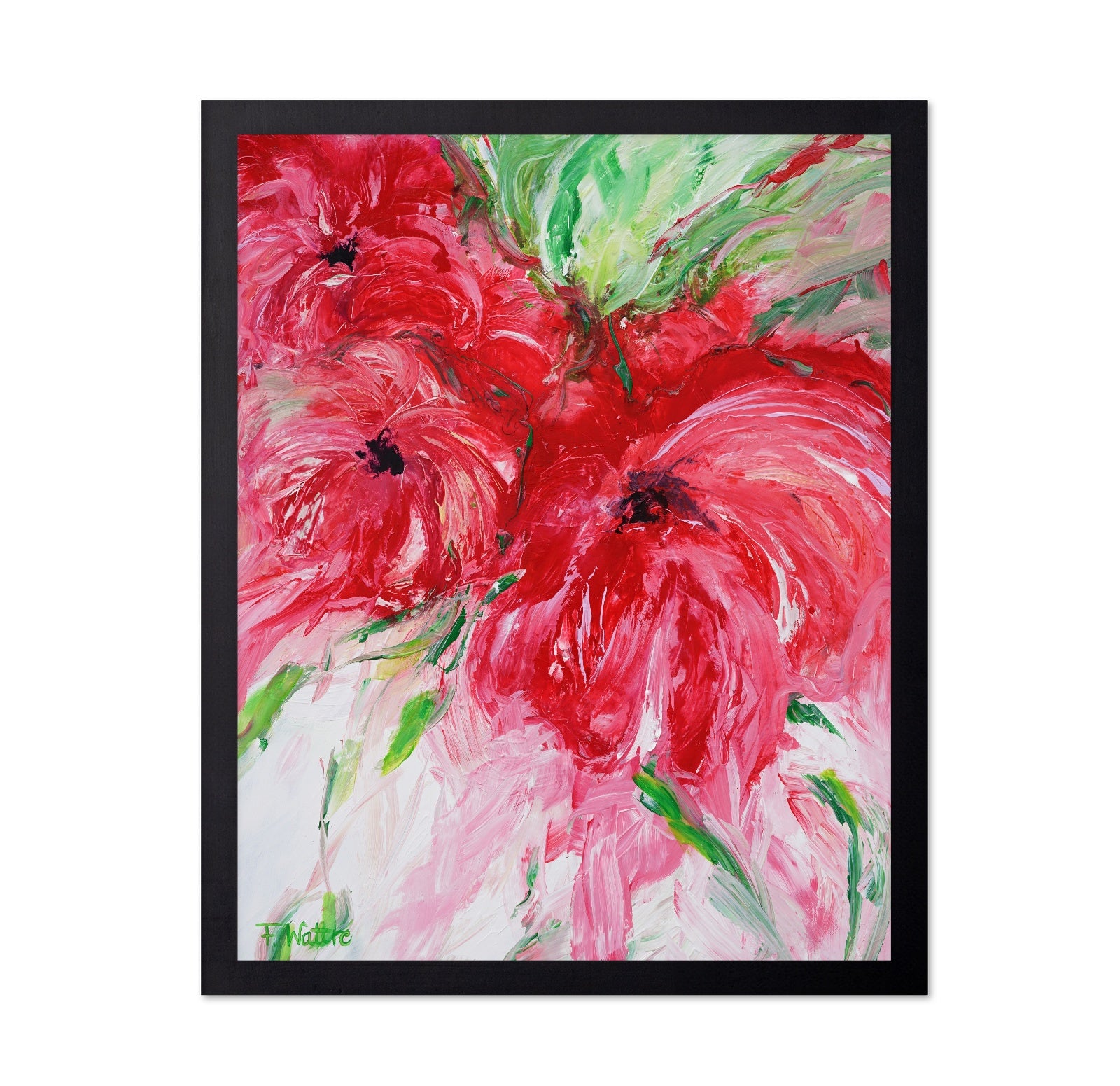 Red Floral Burst