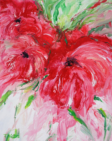 Red Floral Burst