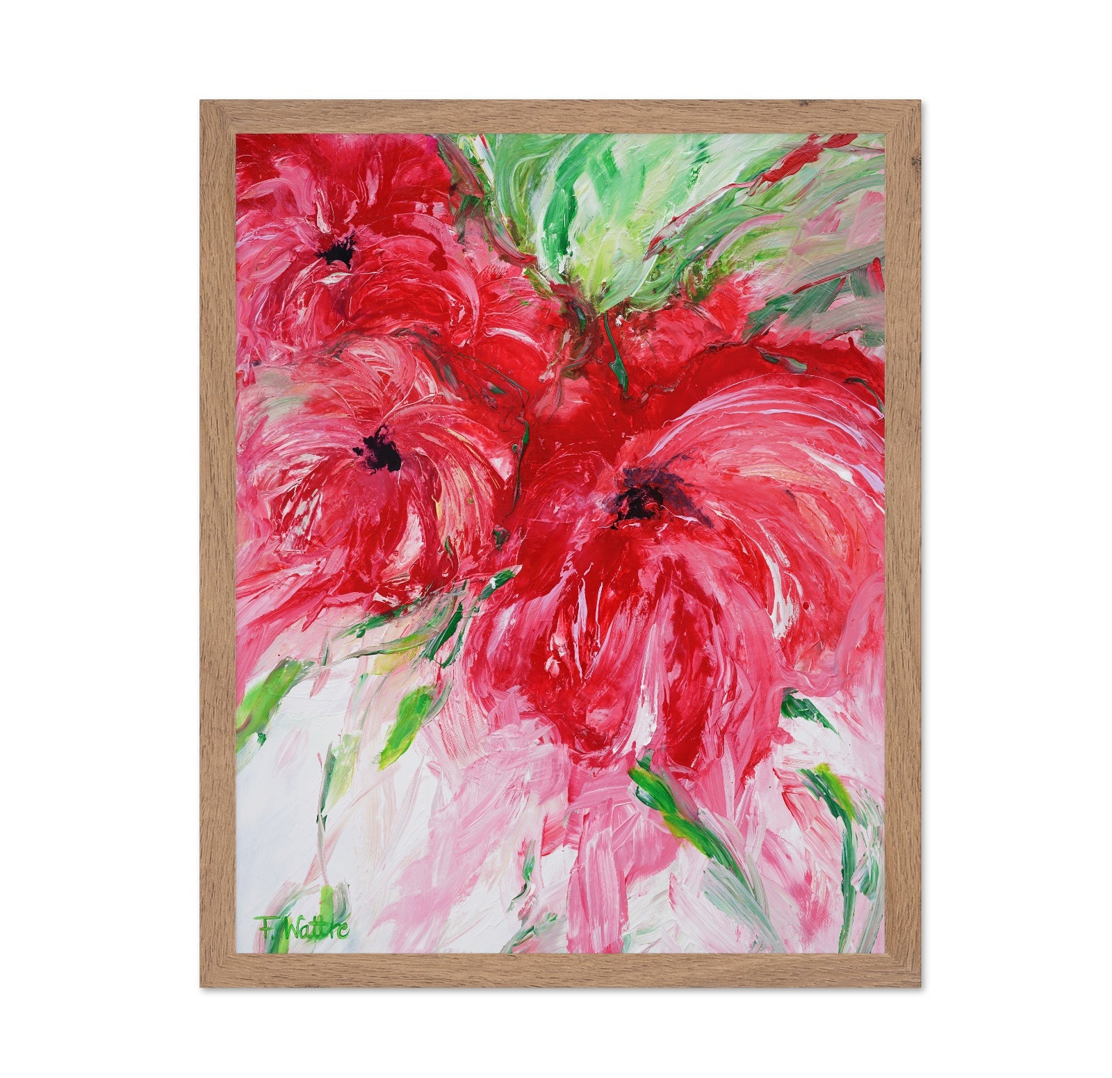 Red Floral Burst