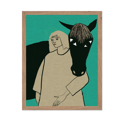 Woman With Horse