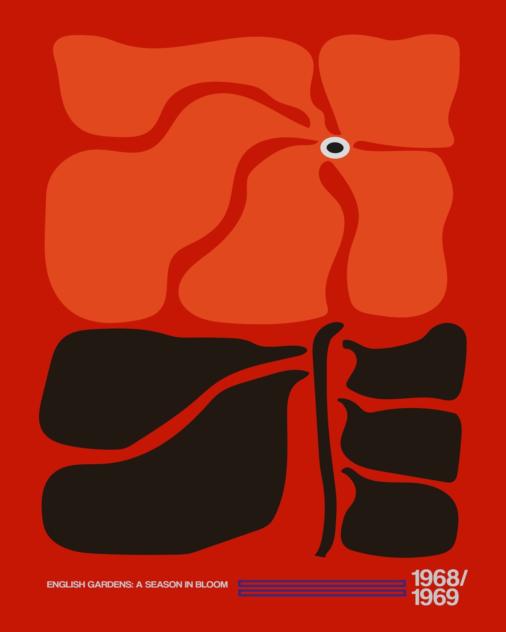 Retro Bloom Poster