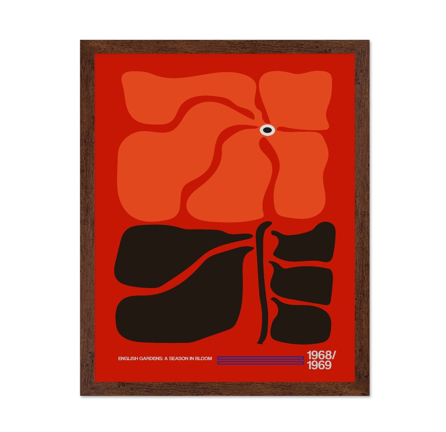 Retro Bloom Poster