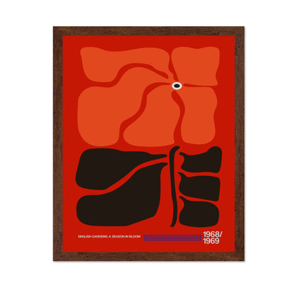 Retro Bloom Poster