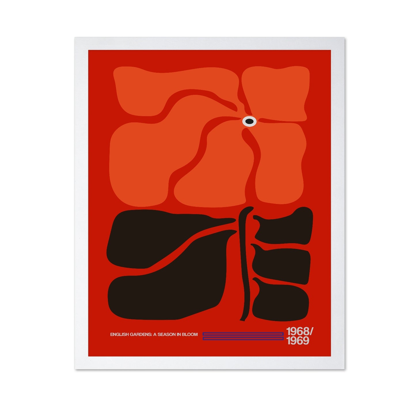 Retro Bloom Poster