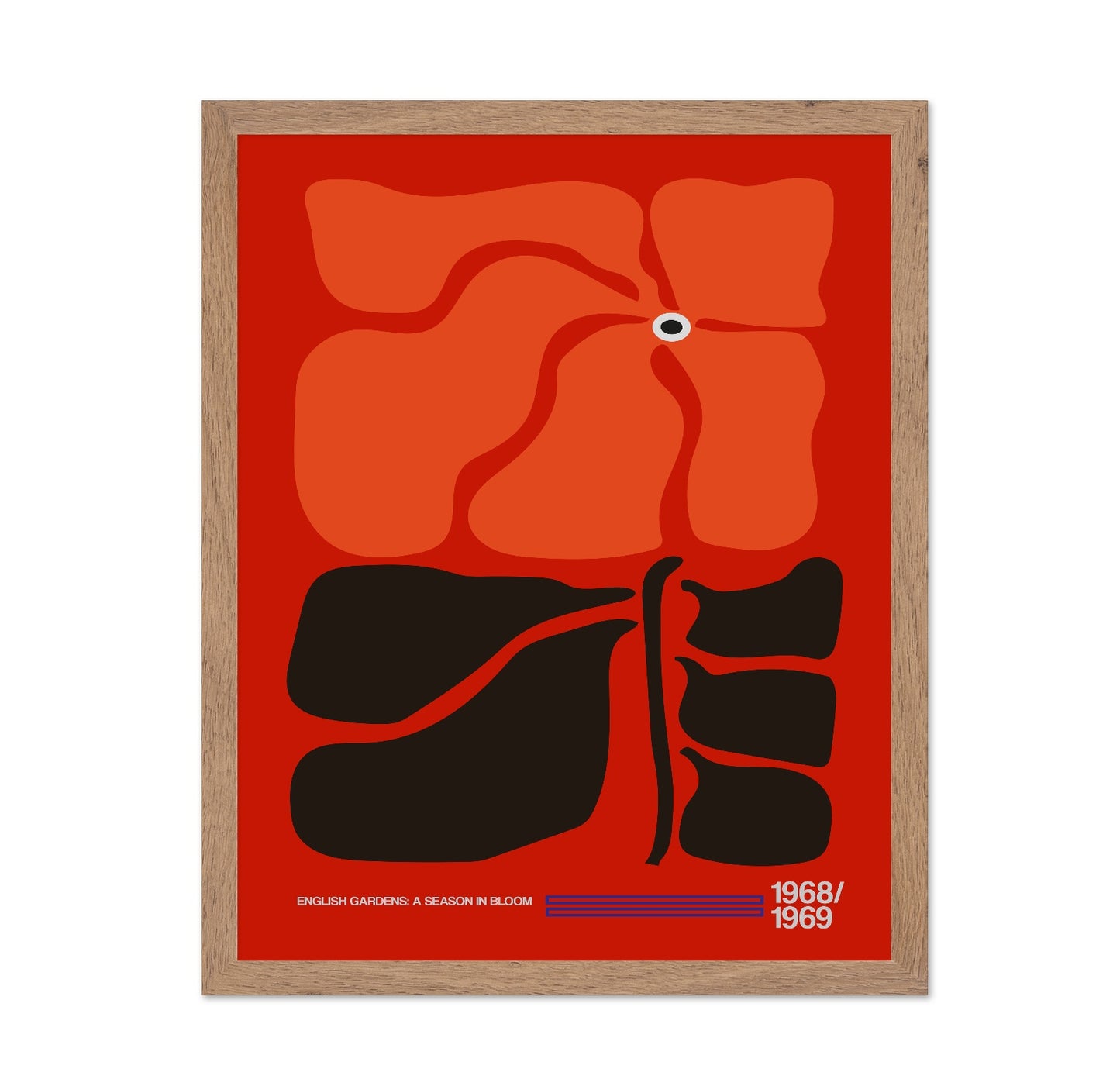 Retro Bloom Poster