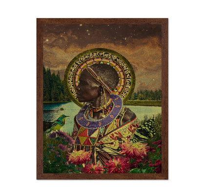 Beaded Tribal Portrait