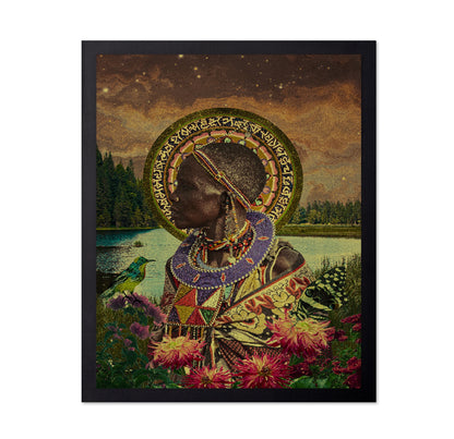 Beaded Tribal Portrait