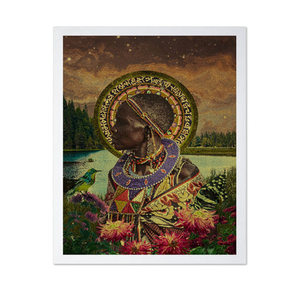 Beaded Tribal Portrait