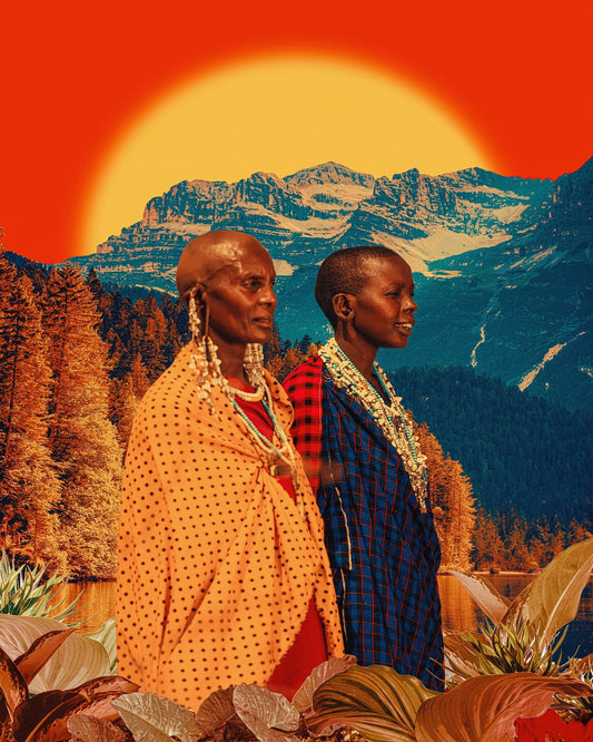Sunset Tribal Pair