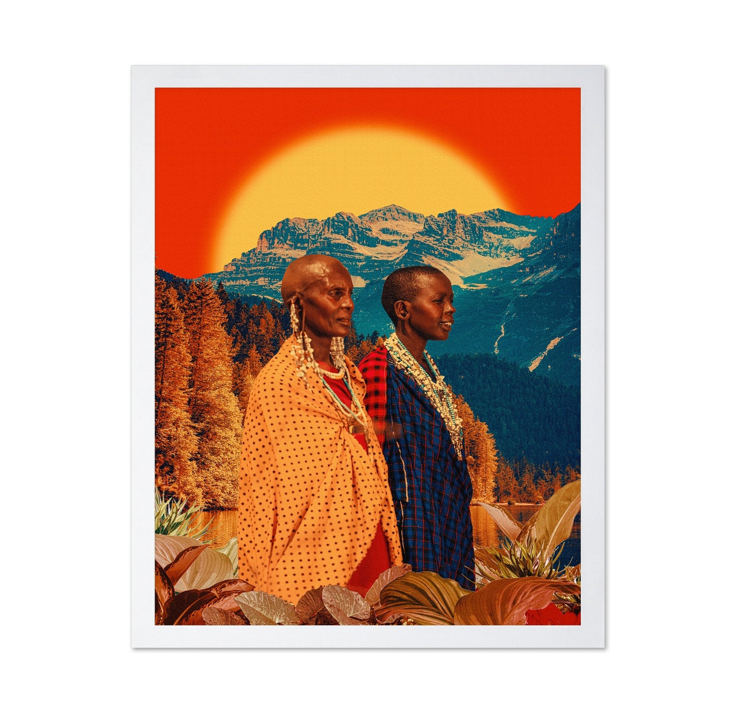 Sunset Tribal Pair