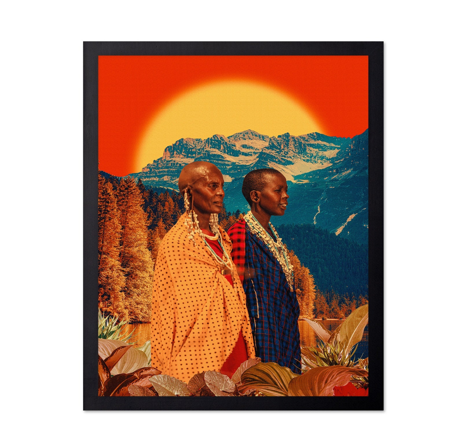 Sunset Tribal Pair