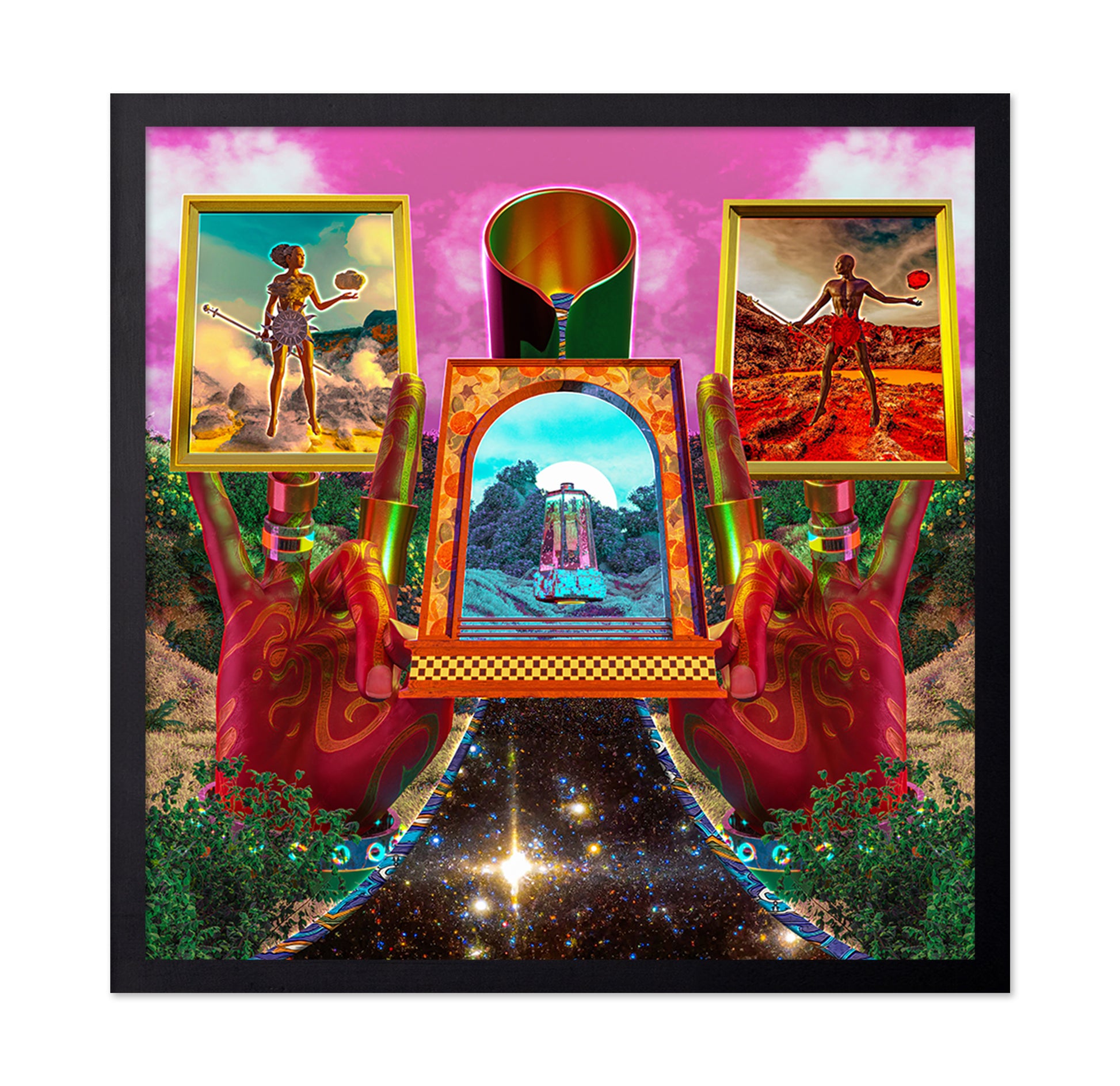 Cosmic Dual Realms
