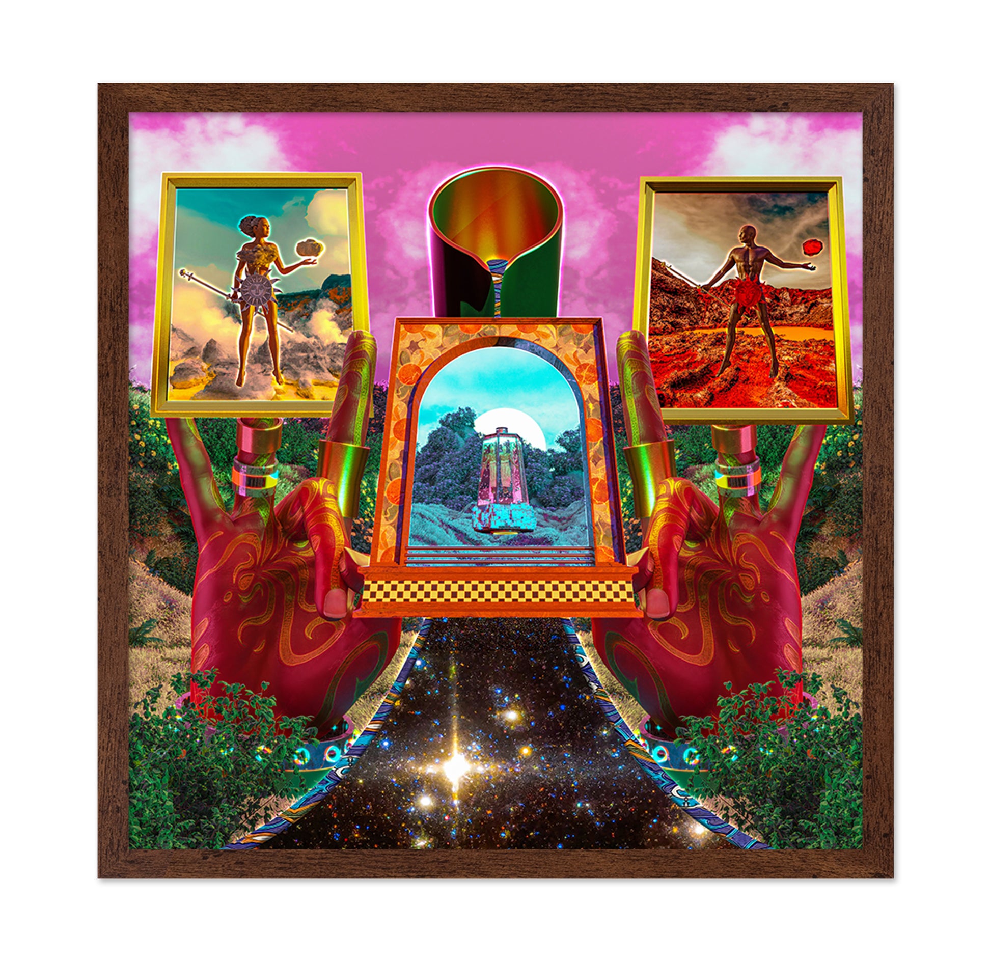 Cosmic Dual Realms