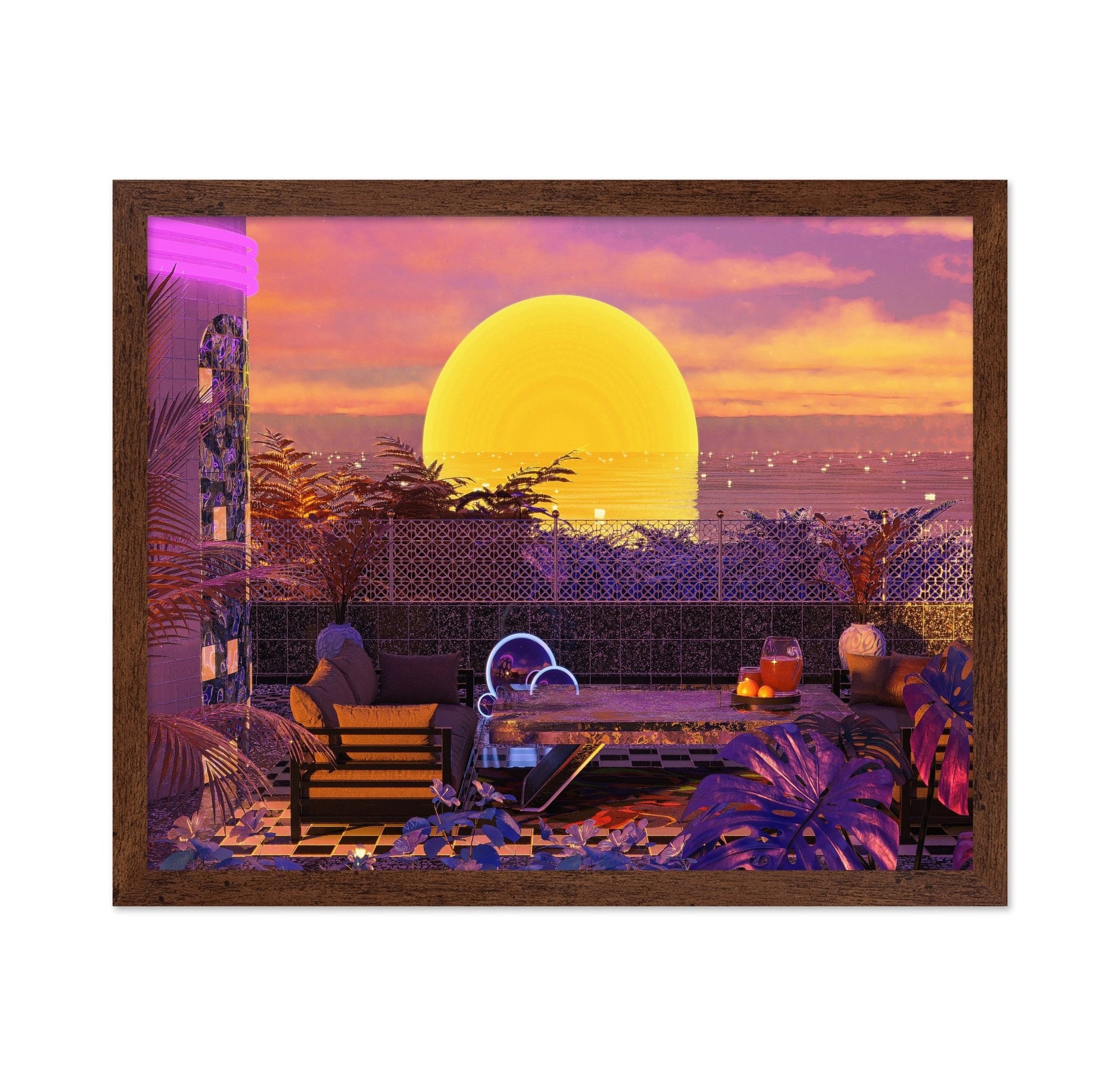 Sunset Terrace Glow