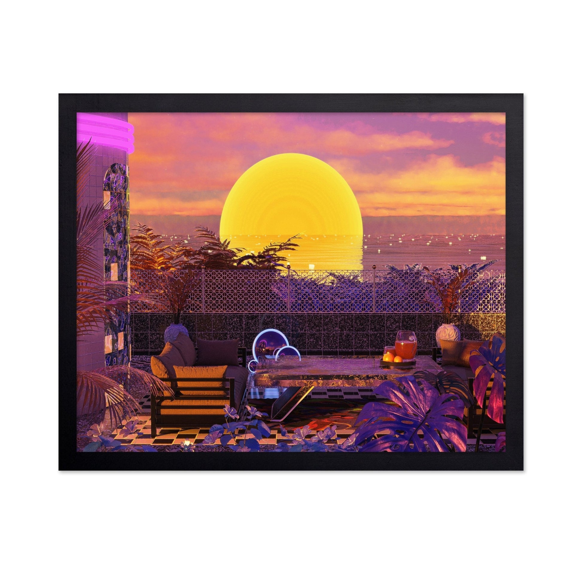 Sunset Terrace Glow