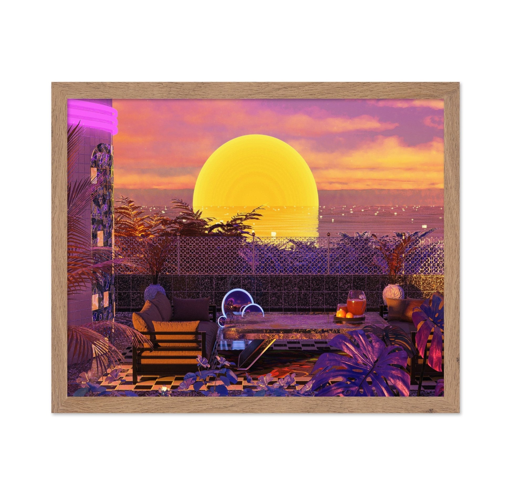 Sunset Terrace Glow