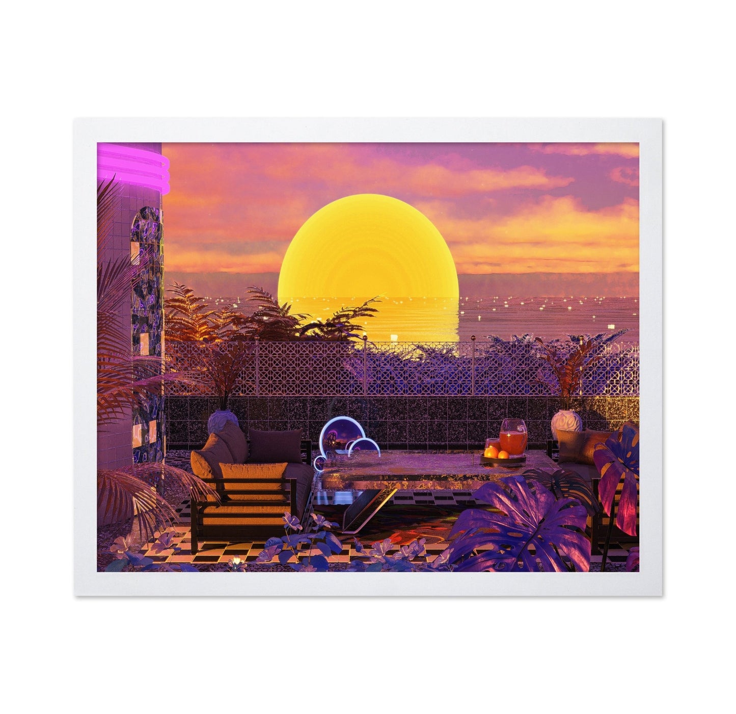 Sunset Terrace Glow