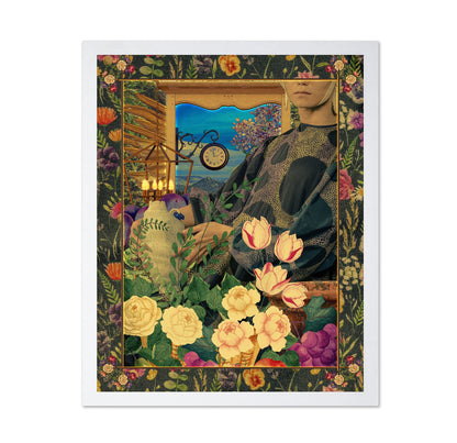 Floral Window Stillness