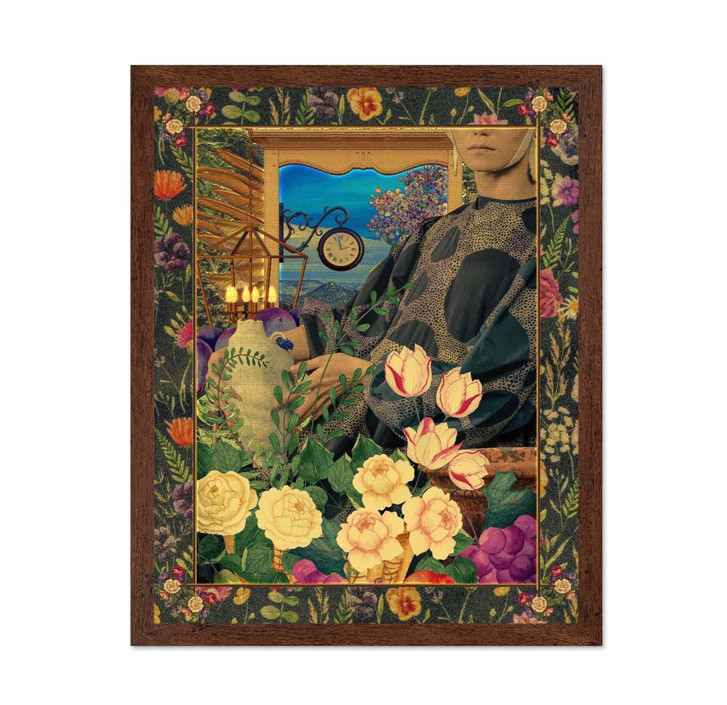 Floral Window Stillness