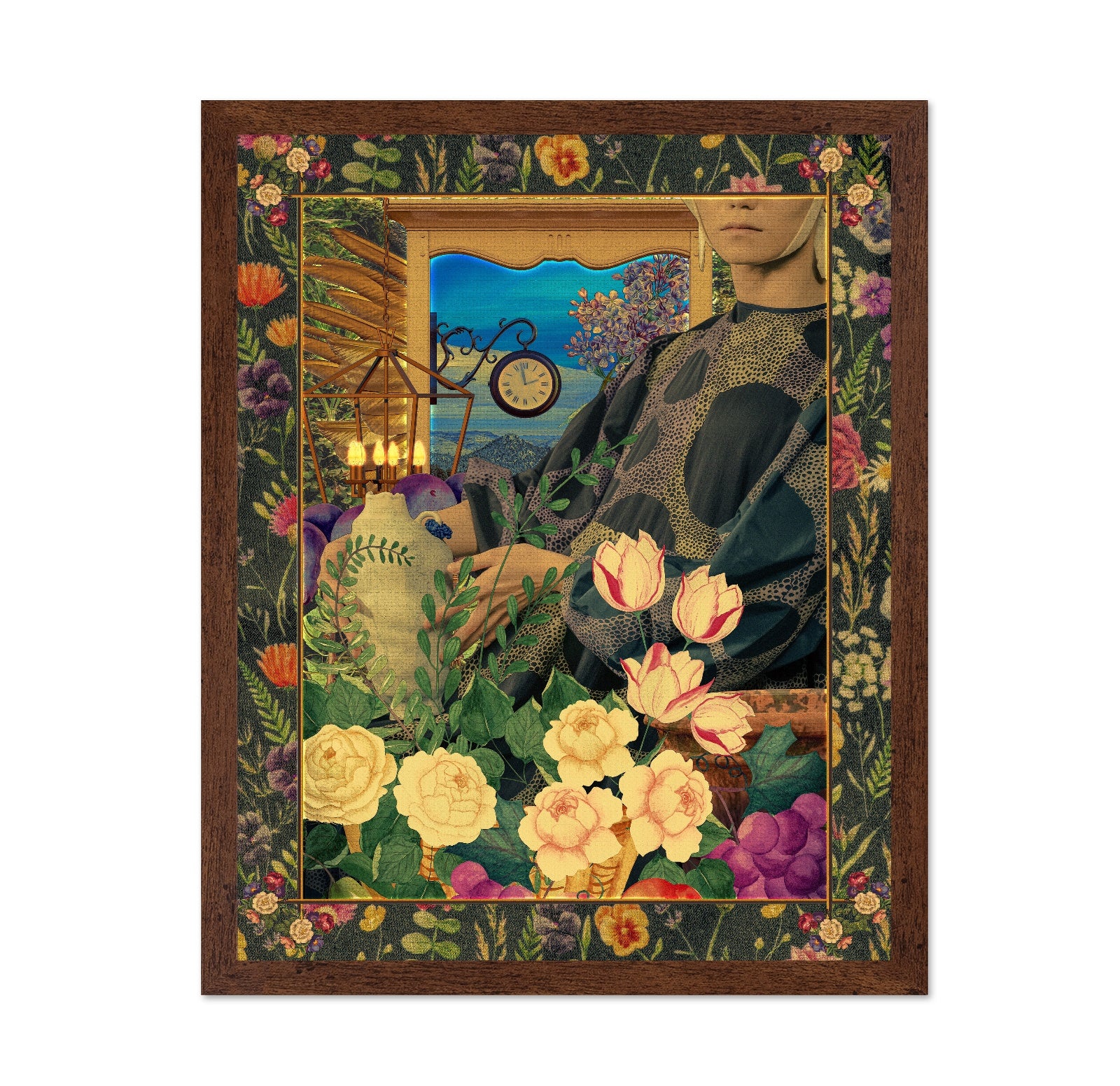 Floral Window Stillness