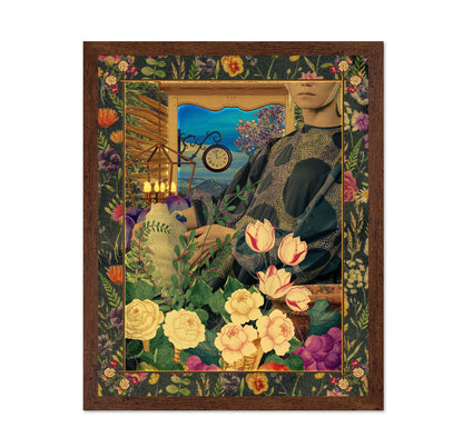 Floral Window Stillness