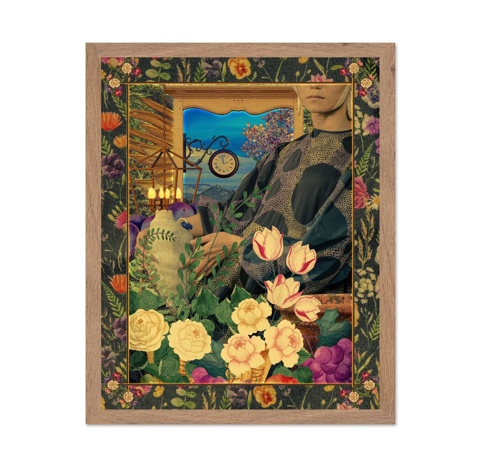 Floral Window Stillness