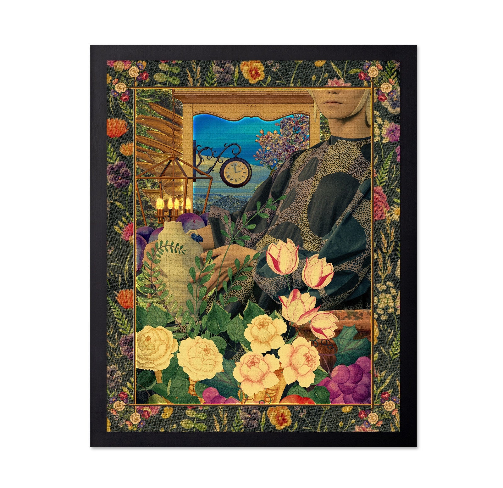 Floral Window Stillness