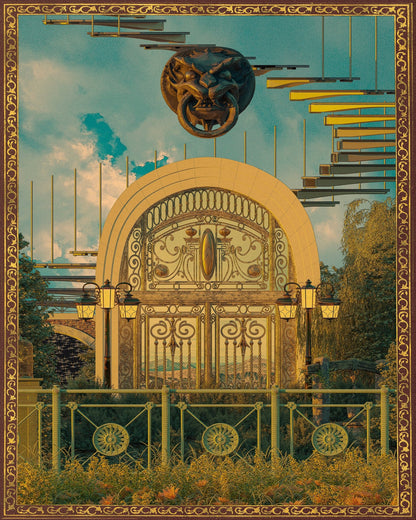 Surreal Garden Gate