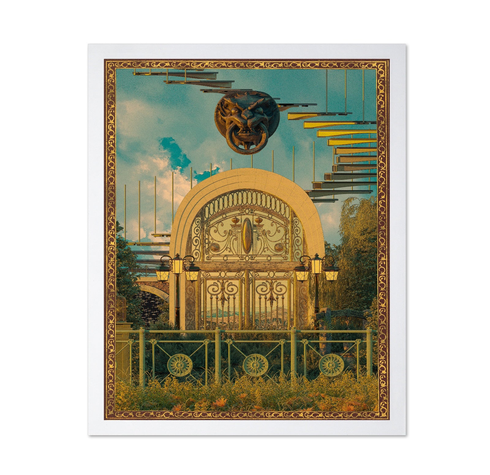 Surreal Garden Gate