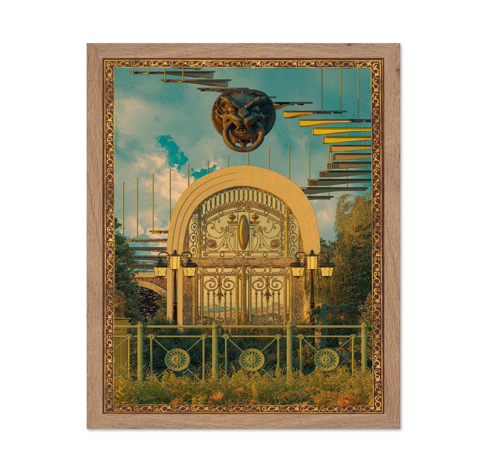 Surreal Garden Gate