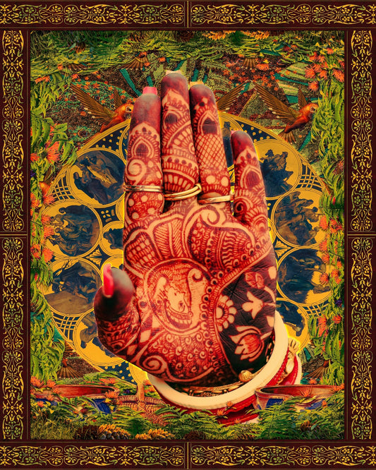 Henna Hand Collage