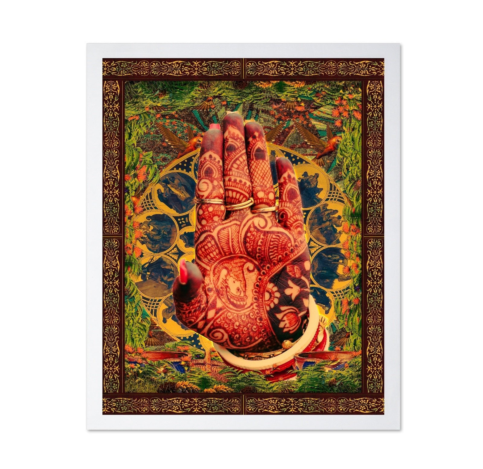 Henna Hand Collage