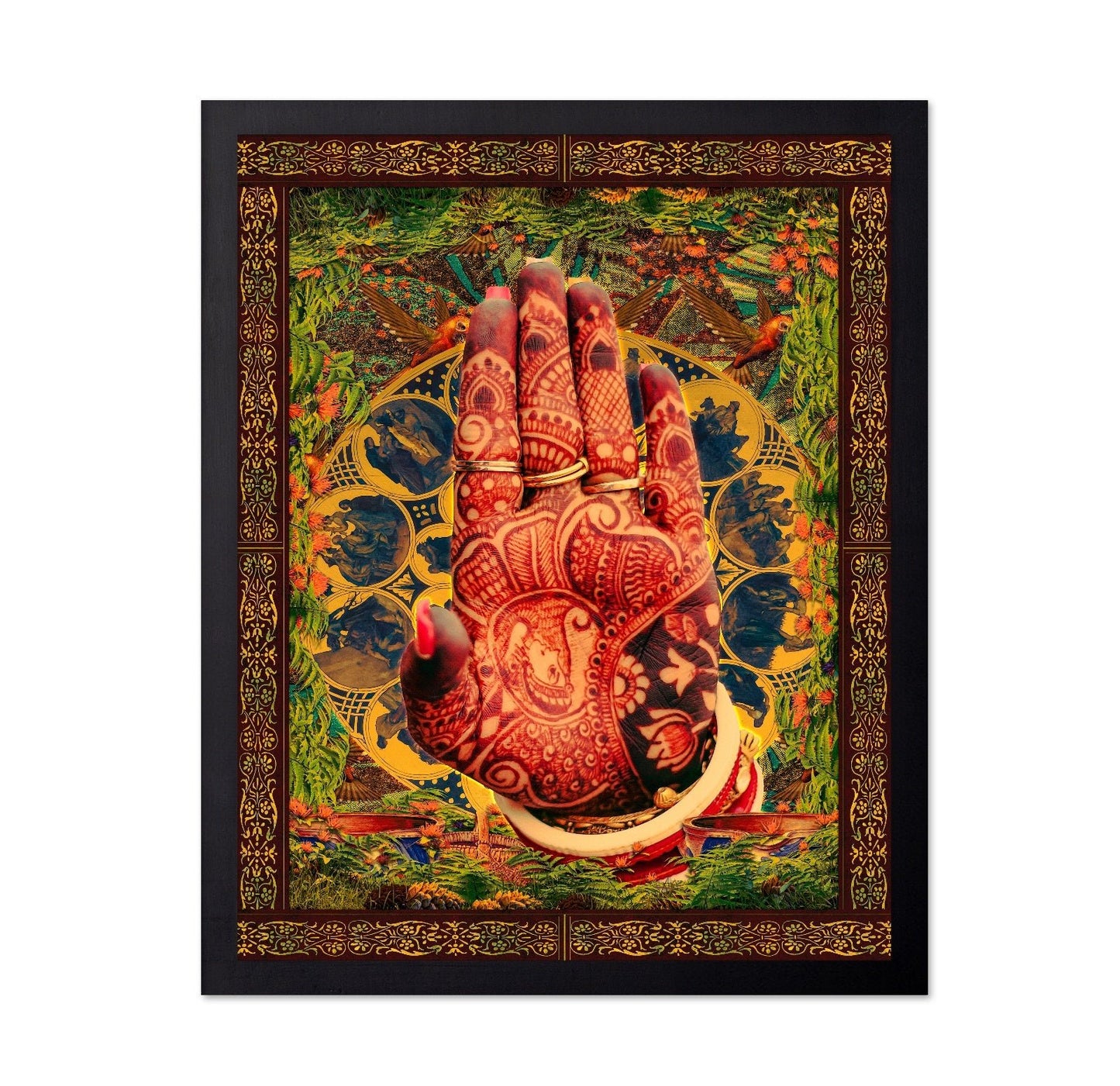 Henna Hand Collage