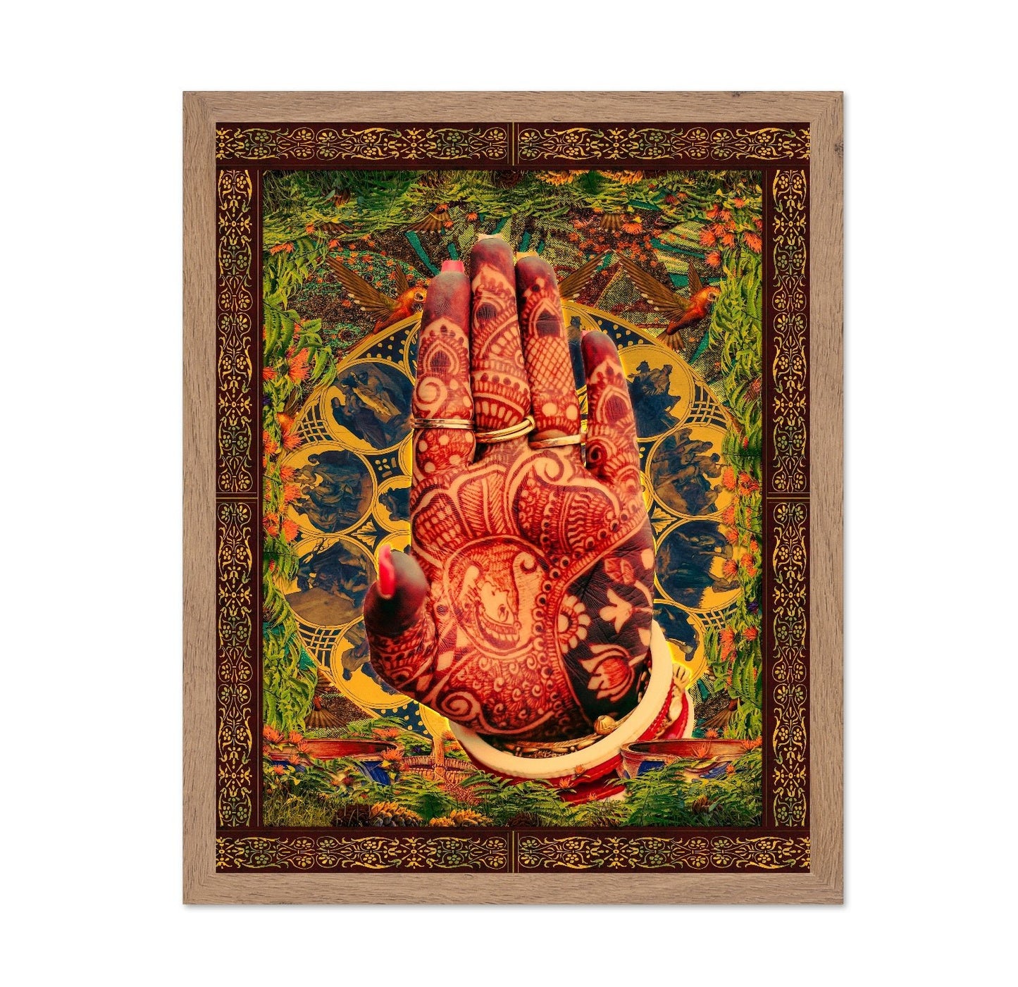 Henna Hand Collage