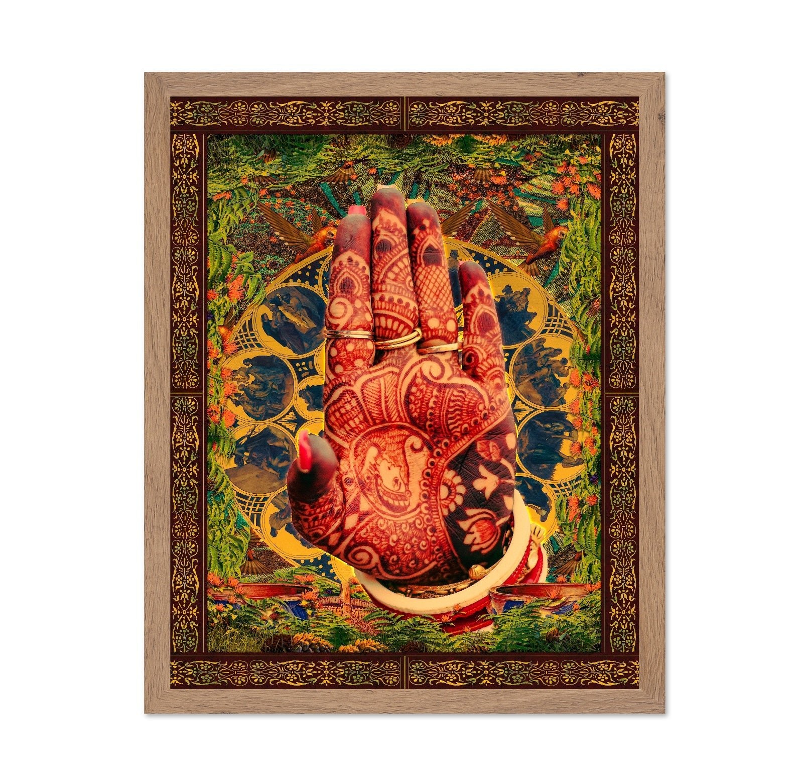 Henna Hand Collage