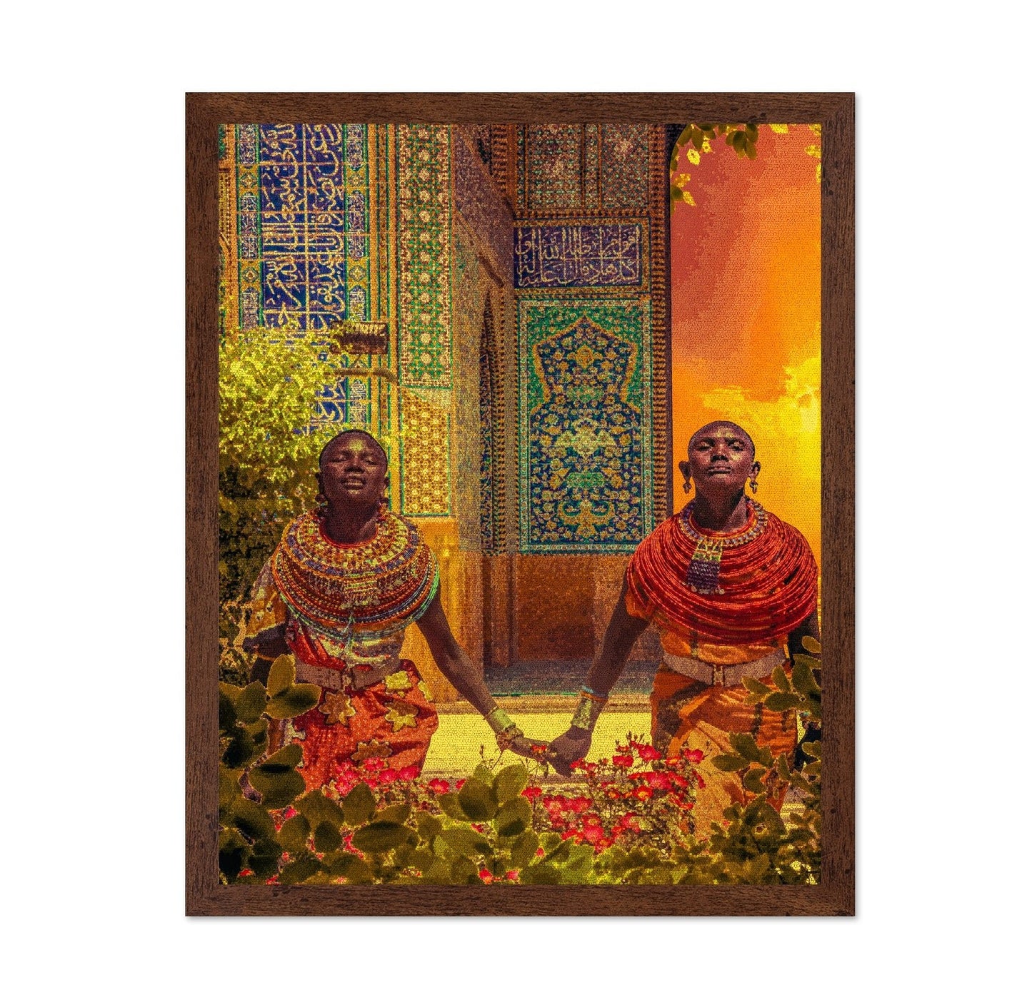 Cultural Mosaic Scene
