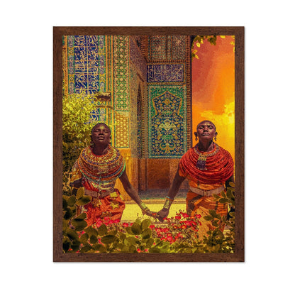Cultural Mosaic Scene