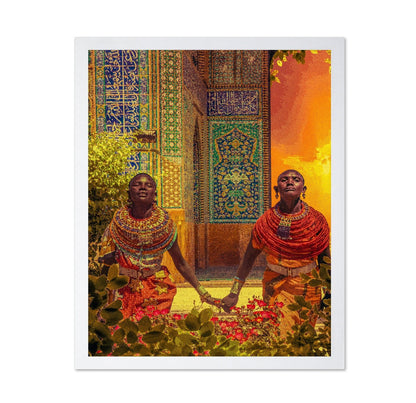 Cultural Mosaic Scene
